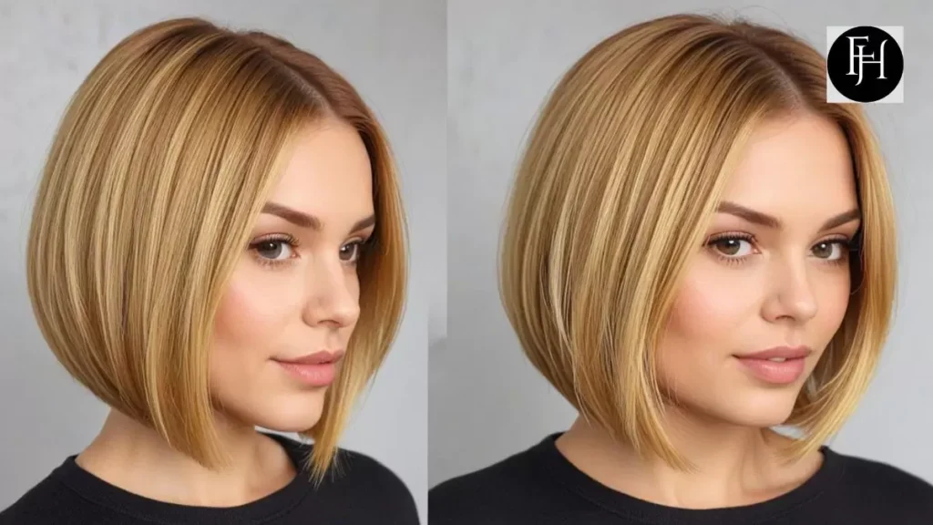 11. Rounded Jaw-Length Honey Blonde Bob