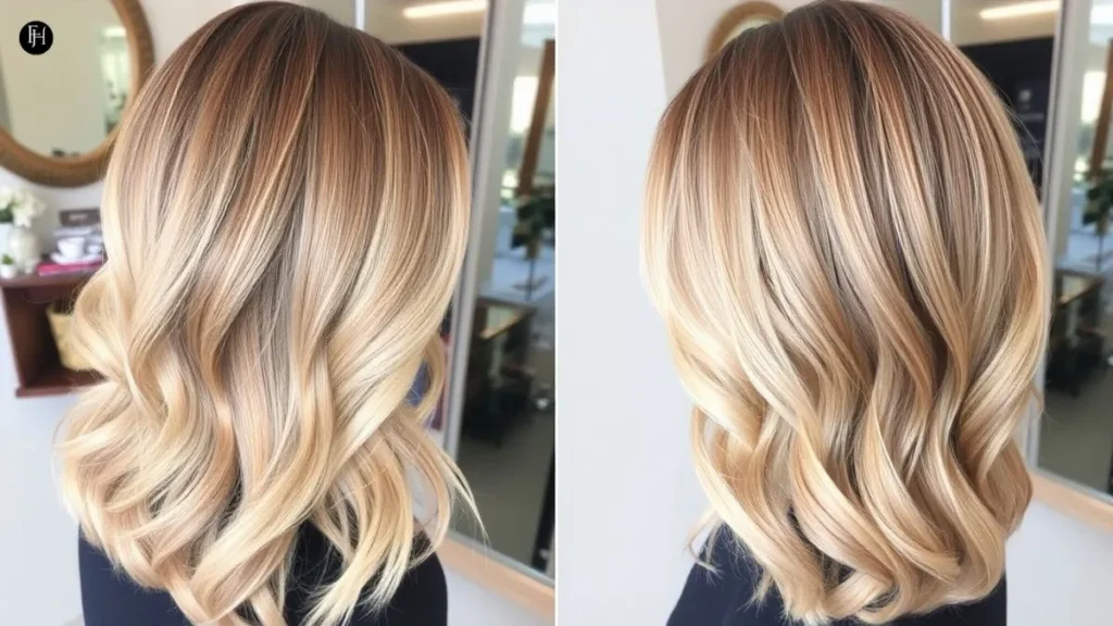 Beige Balayage for Light Brown Hair