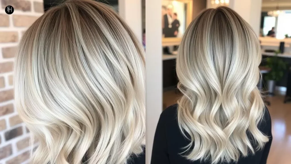 Soft Ash Blonde Lob