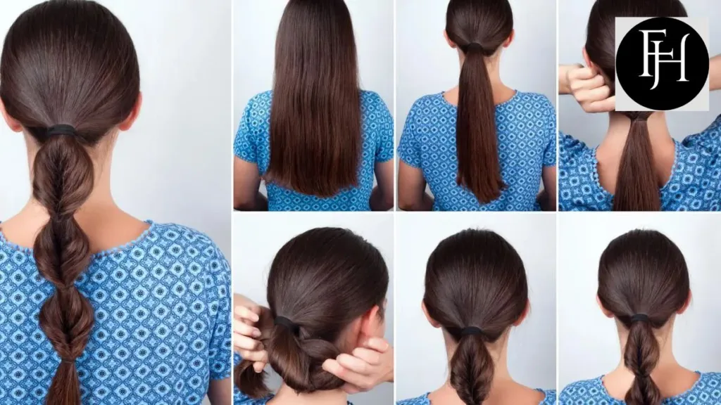 Creating a Simple Ponytail Up Top