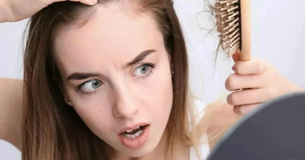 how much hair loss woman is normal?