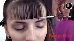 How to cut bangs hairstyle?