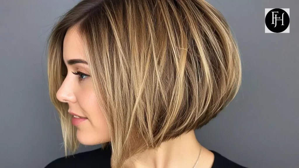 Jaw-Length Textured Bronde Bob